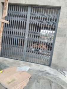 Heavy-duty retractable grill installation for residential property in Kitengela Kenya East Africa region