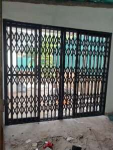 Heavy-duty retractable grill installation for residential property in Runda Kenya East Africa region