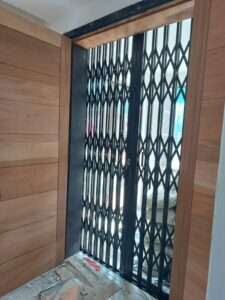 Heavy-duty retractable grill installation for residential property in Runda Kenya East Africa region