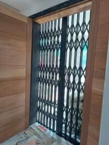 Heavy-duty retractable grill installation for residential property in Runda Kenya East Africa region