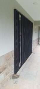 Heavy-duty retractable grill installation for residential property in Nanyuki Kenya East Africa region