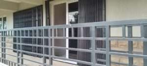 Heavy-duty retractable grill installation for residential property in Nanyuki Kenya East Africa region