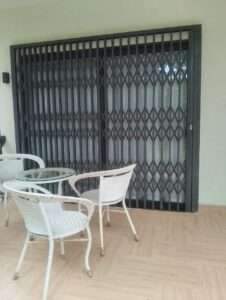 Heavy-duty retractable grill installation for residential property in Loresho Kenya East Africa region