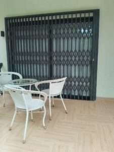 Heavy-duty retractable grill installation for residential property in Loresho Kenya East Africa region