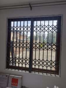 Elegant imported retractable grills installed for enhanced home security in Kerarapon