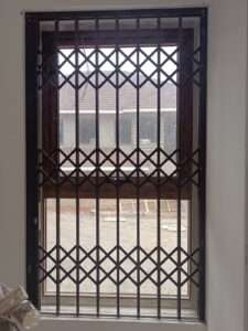 Elegant imported retractable grills installed for enhanced home security in Kerarapon
