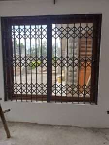 Elegant imported retractable grills installed for enhanced home security in Kerarapon