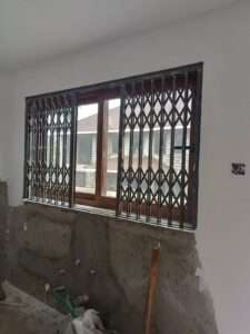 Elegant imported retractable grills installed for enhanced home security in Kerarapon