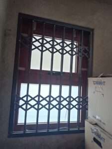 Elegant imported retractable grills installed for enhanced home security in Kerarapon