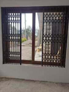 Elegant imported retractable grills installed for enhanced home security in Kerarapon