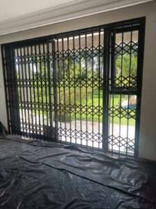 Elegant imported retractable grills installed for enhanced home security in Kerarapon