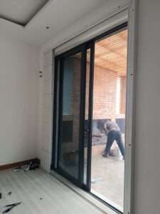 Imported retractable grill installation at residential home in Zambezi, Kenya